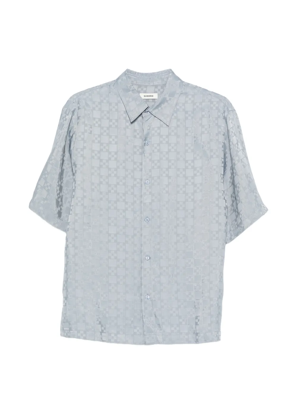 SANDRO Camicia a maniche corte - Blu