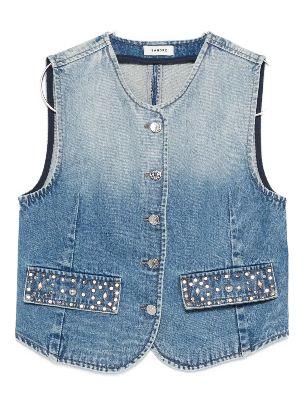 SANDRO Giacca smanicata - Blu