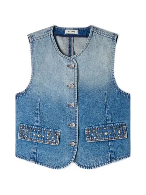 SANDRO denim vest