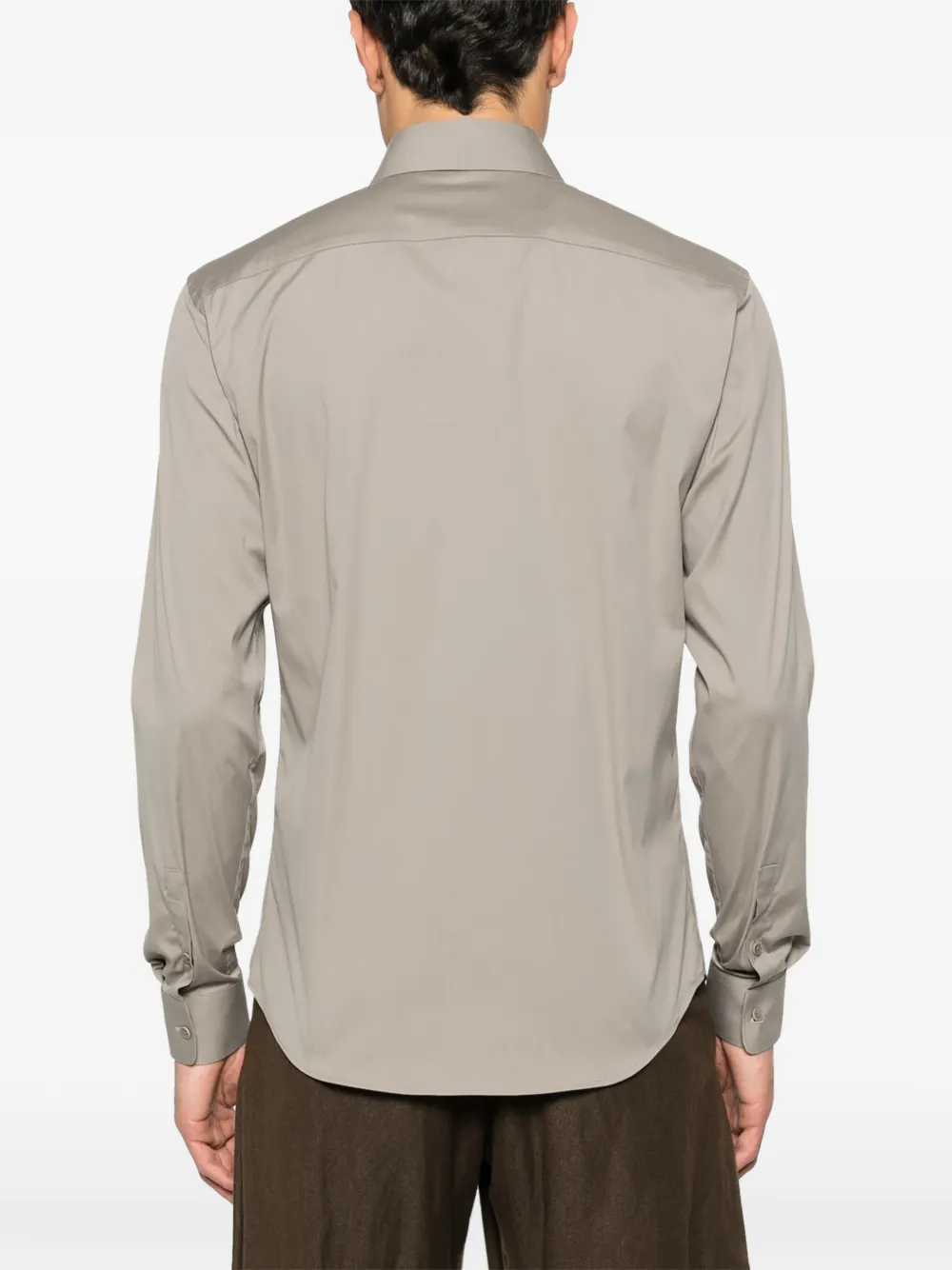 SANDRO Naadloze blouse met knopen Grijs