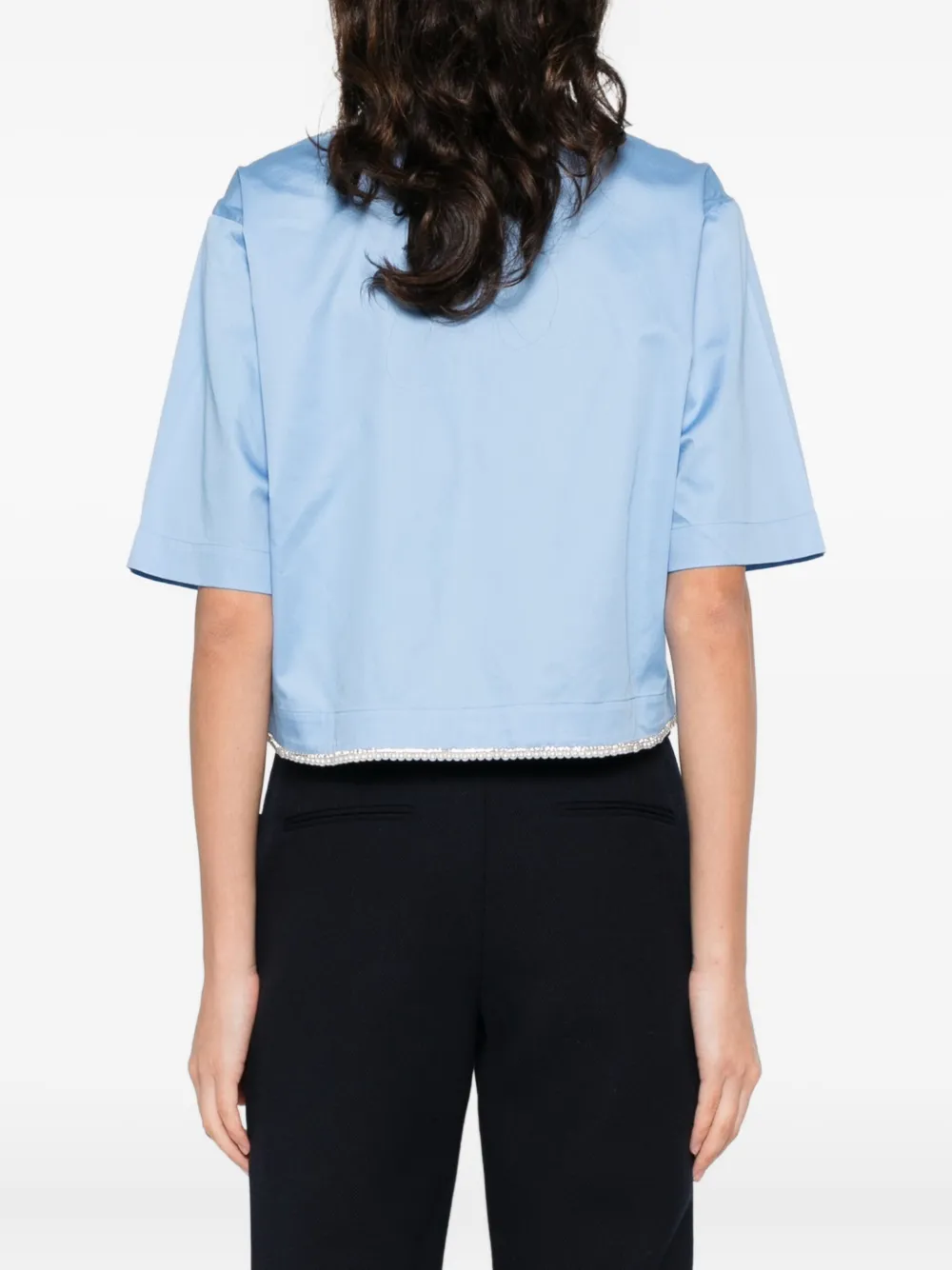 Beaded Collared Shirt