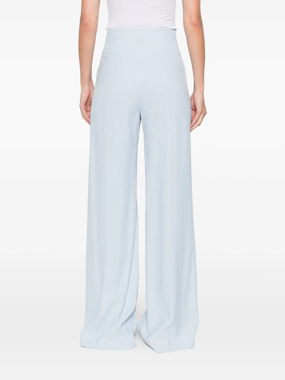 Sequin-Striped Trousers