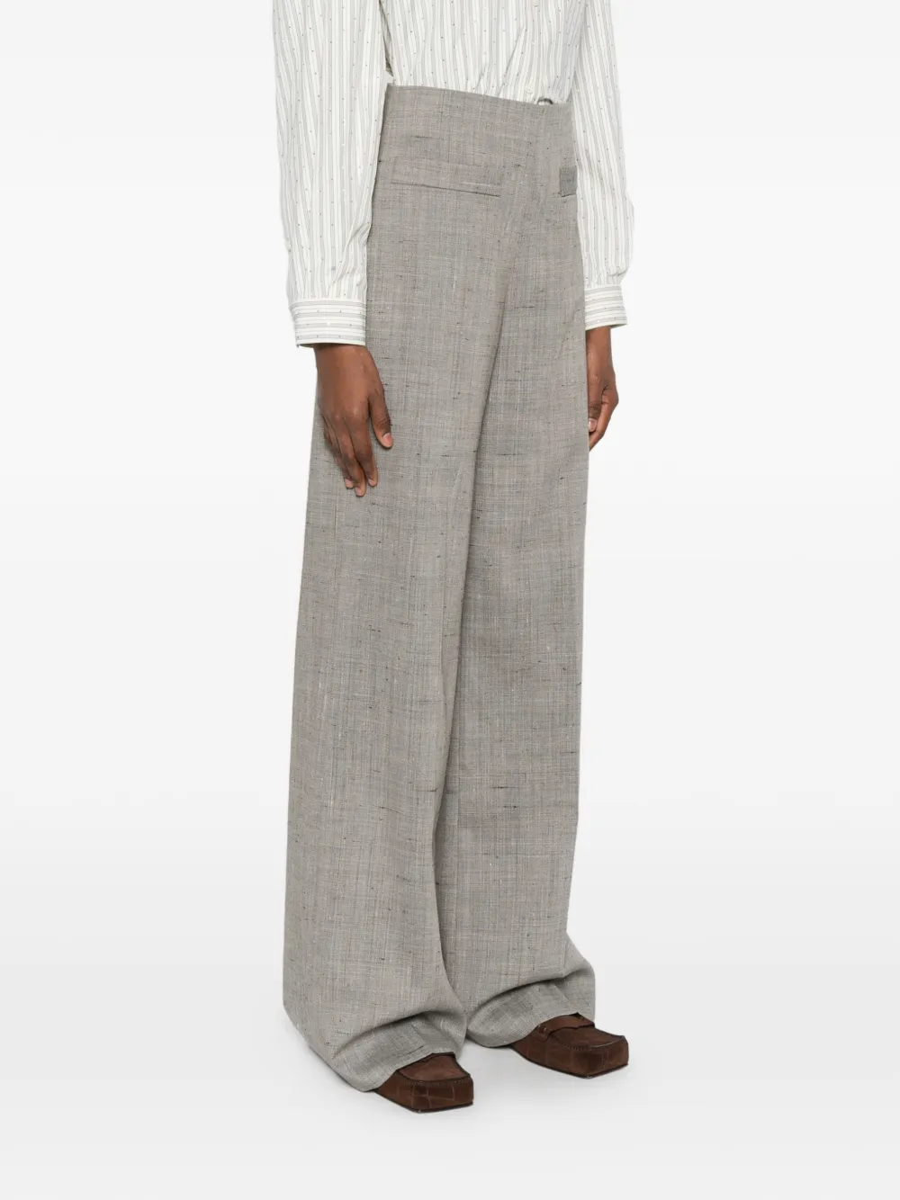  Sandro Zip-up Trousers - Grey 