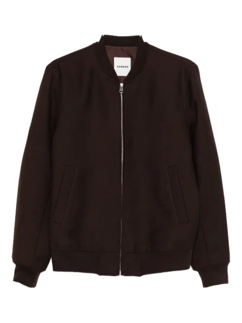 SANDRO double-faced bomber jacket