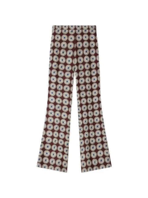 SANDRO pantalones palazzo con estampado floral
