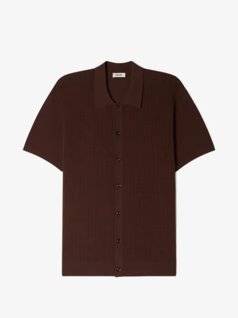 SANDRO cardigan boutonné à manches courtes