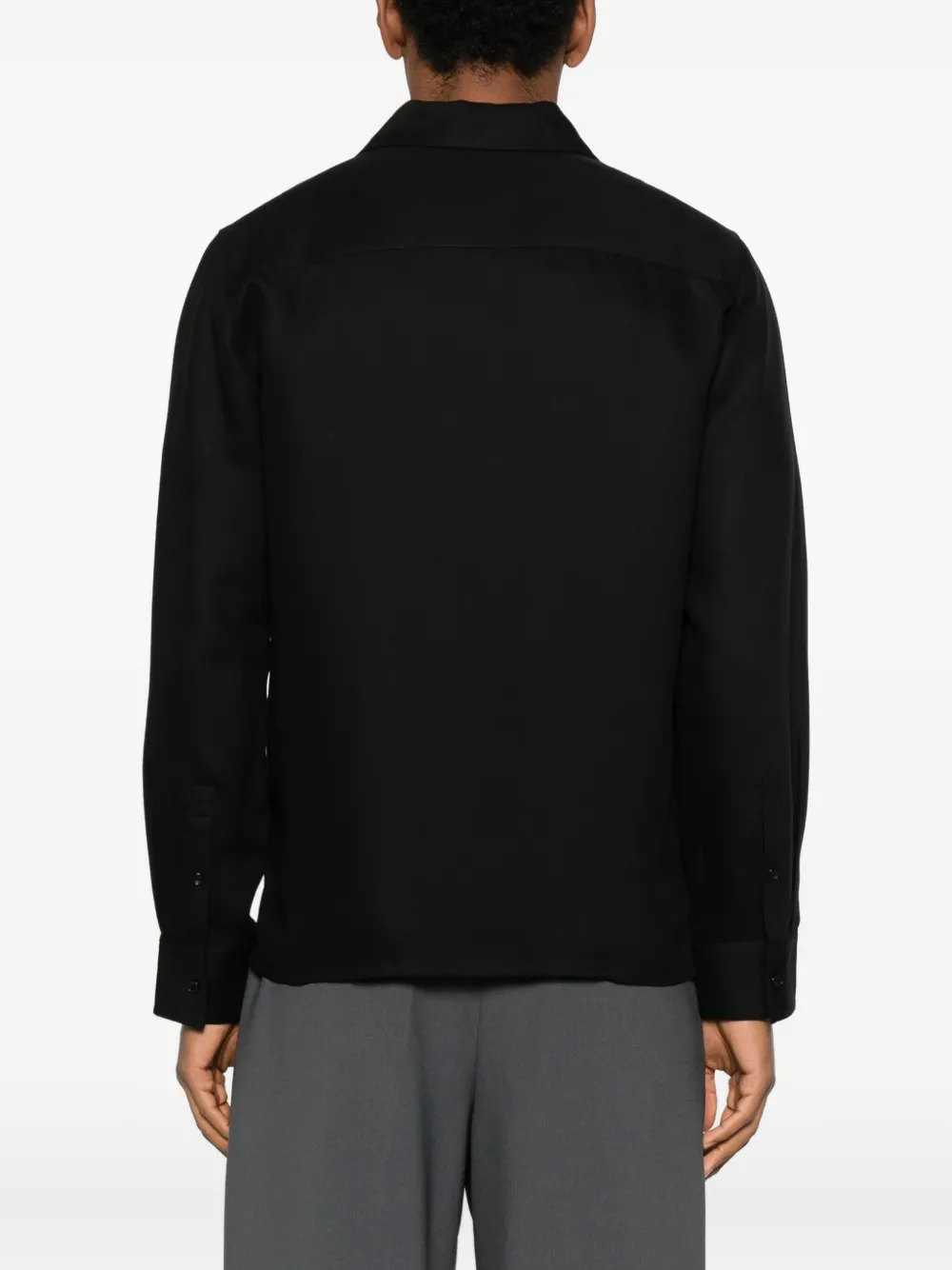 SANDRO Poloshirt met rits Zwart