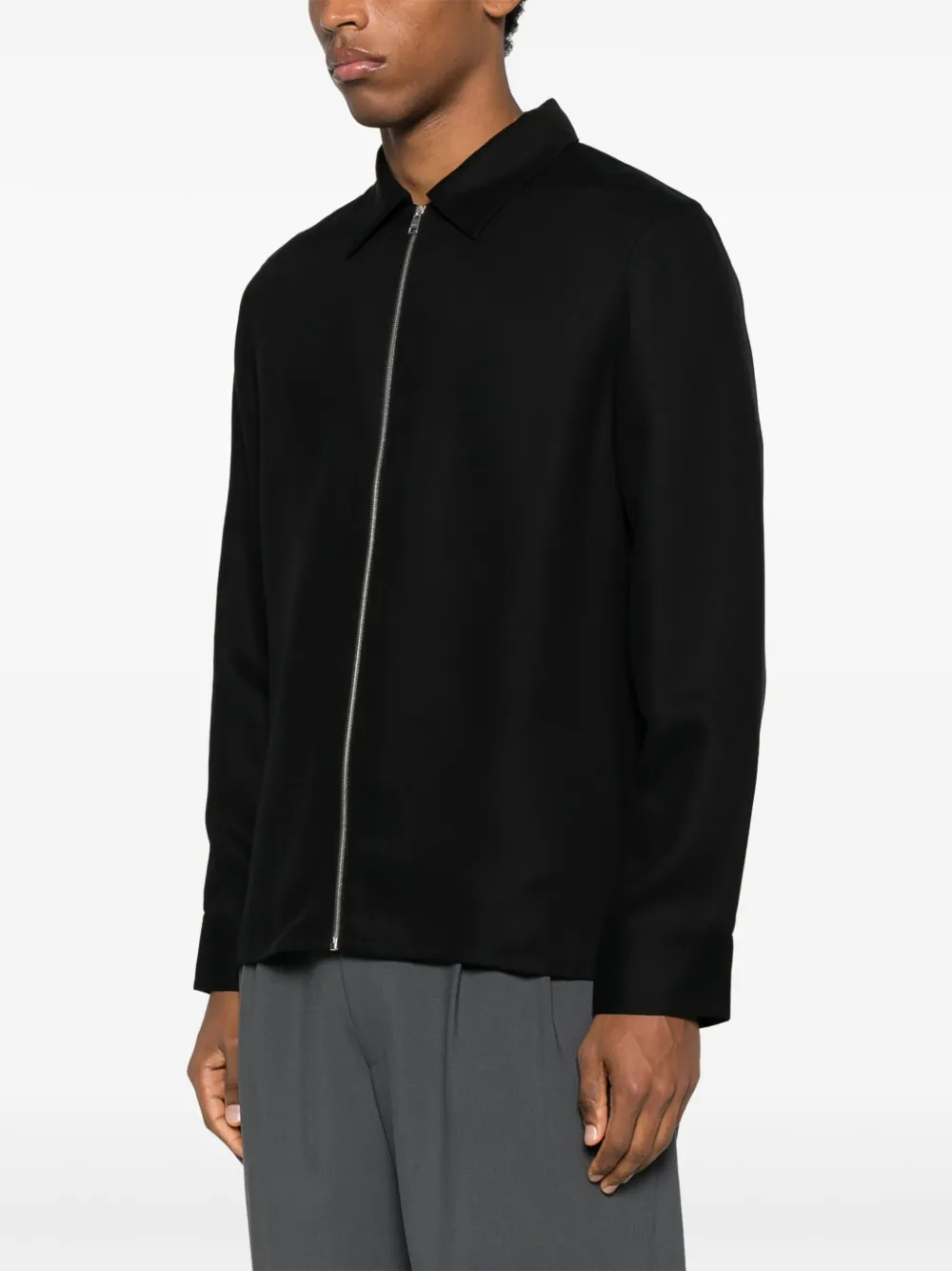  Sandro Zip-fastening Shirt - Black 