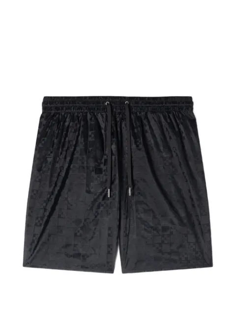 SANDRO drawstring-fastening patterned swim shorts
