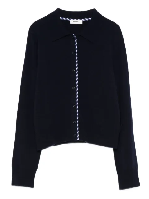 SANDRO cárdigan con detalle de rayas