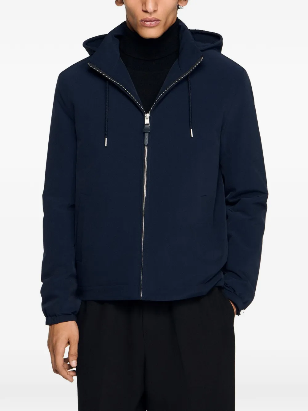 SANDRO Giacca con cappuccio e zip | blu | Image 1
