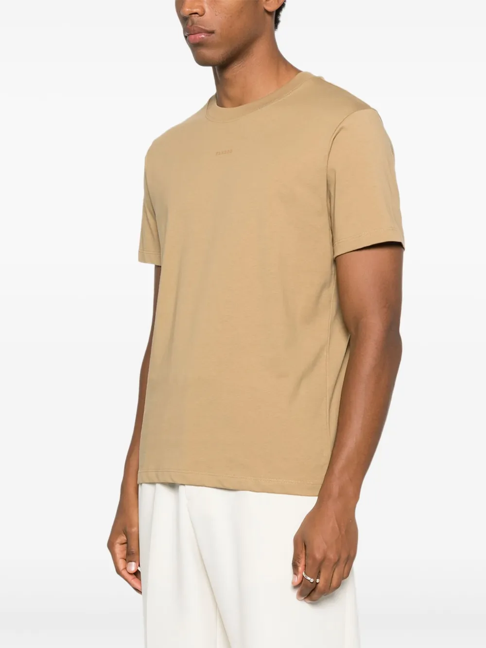  Sandro Crew-neck T-shirt - Neutrals 