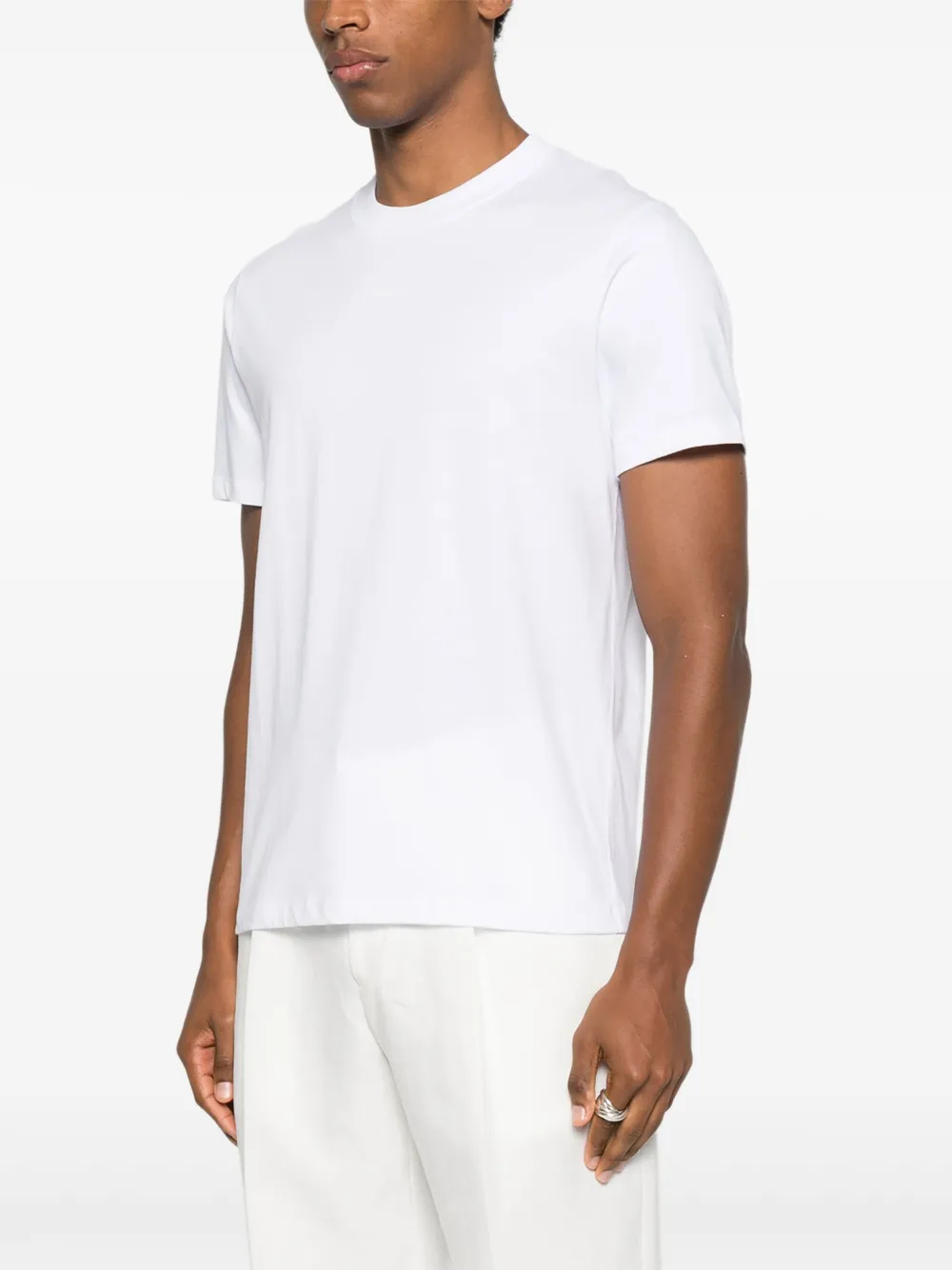 SANDRO T-shirt met ronde hals Wit