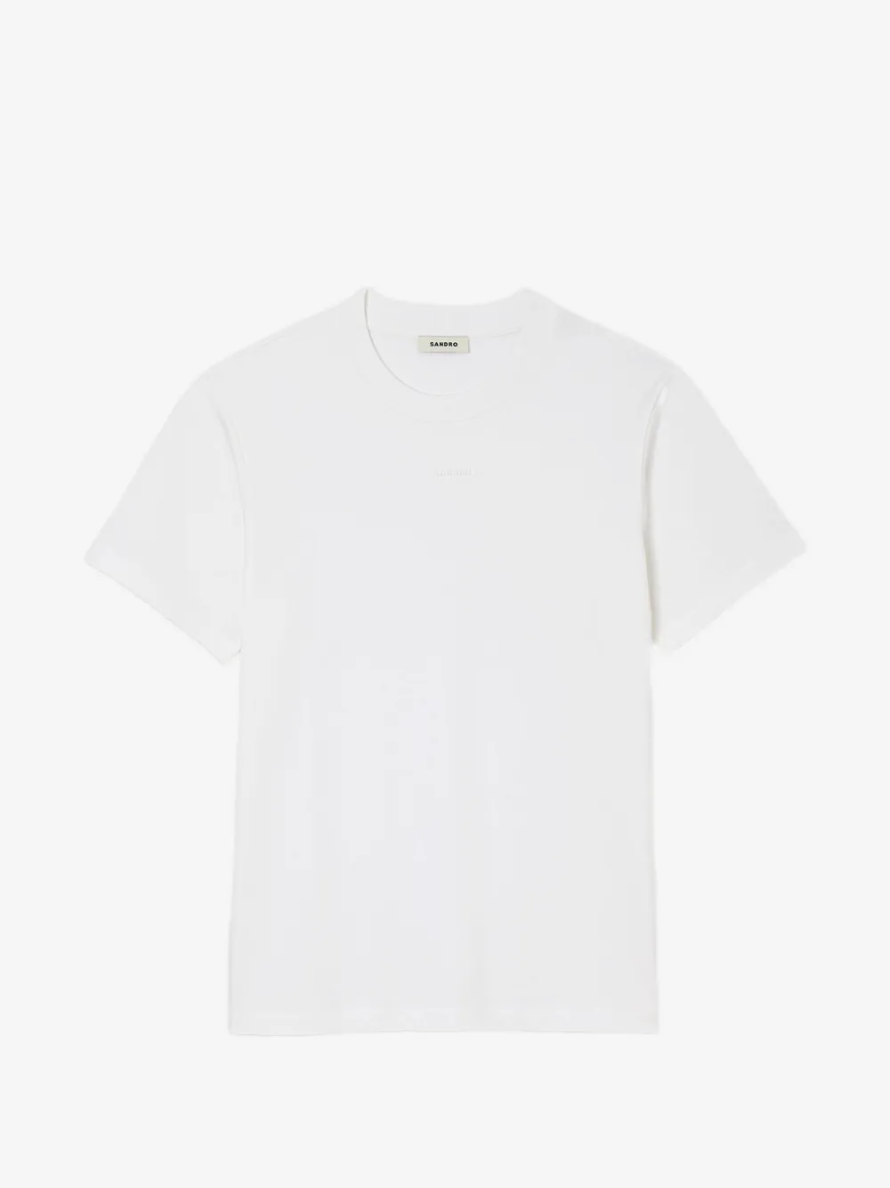 SANDRO cotton T-shirt | White | Image 1