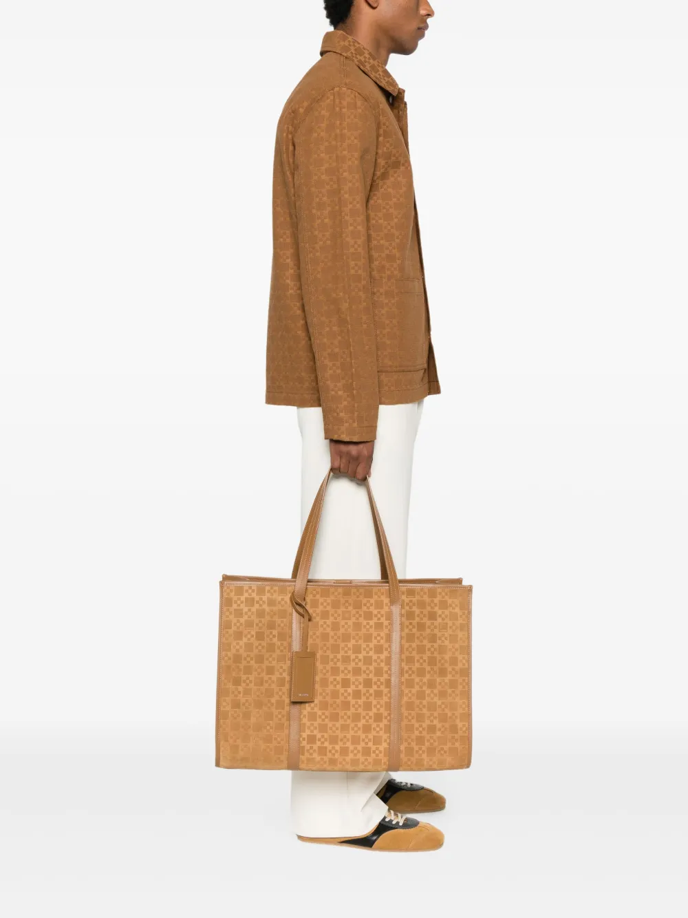 SANDRO сумка-тоут с тиснением