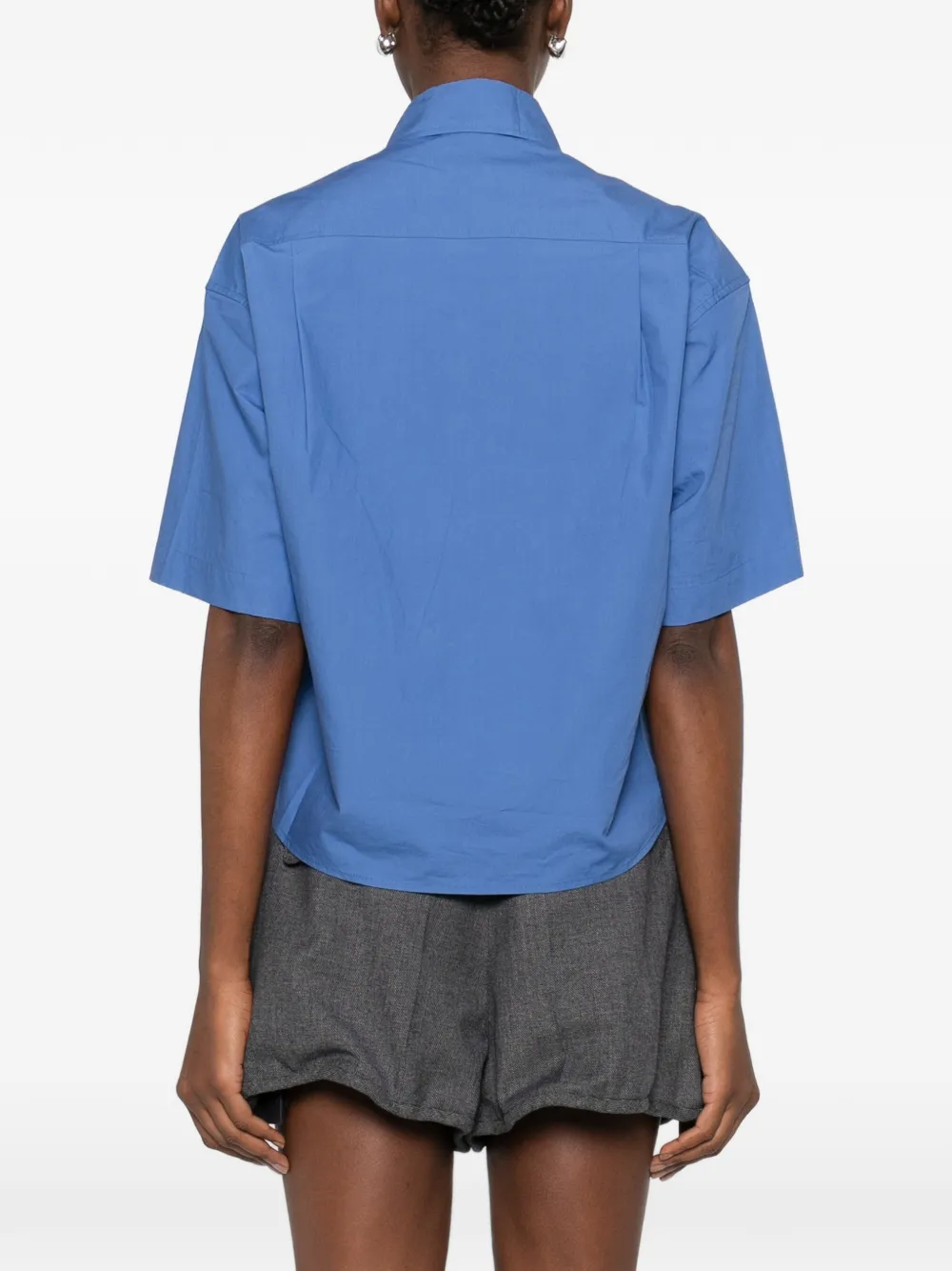 SANDRO Verfraaid blouse Blauw