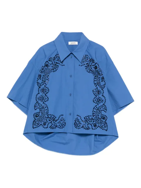 SANDRO embellished shirt