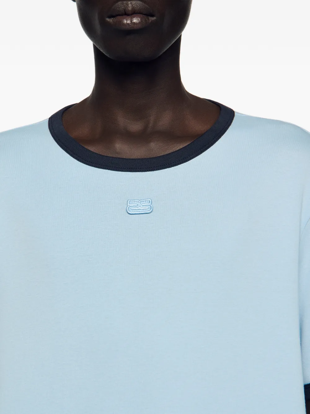 SANDRO T-shirt met korte mouwen Blauw