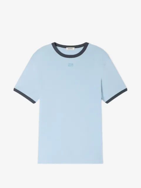 SANDRO two-tone patch T-shirt