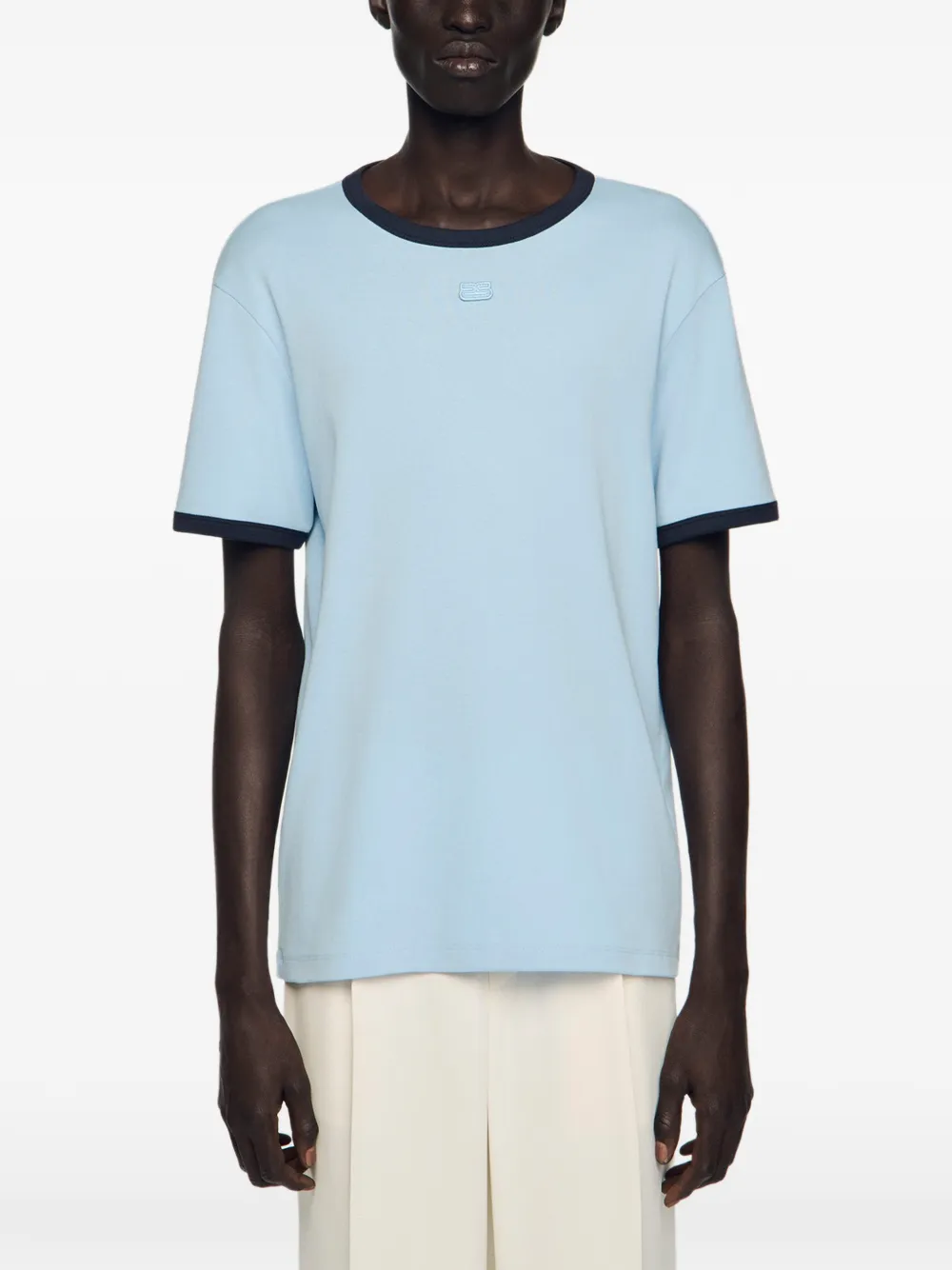 SANDRO T-shirt met korte mouwen Blauw