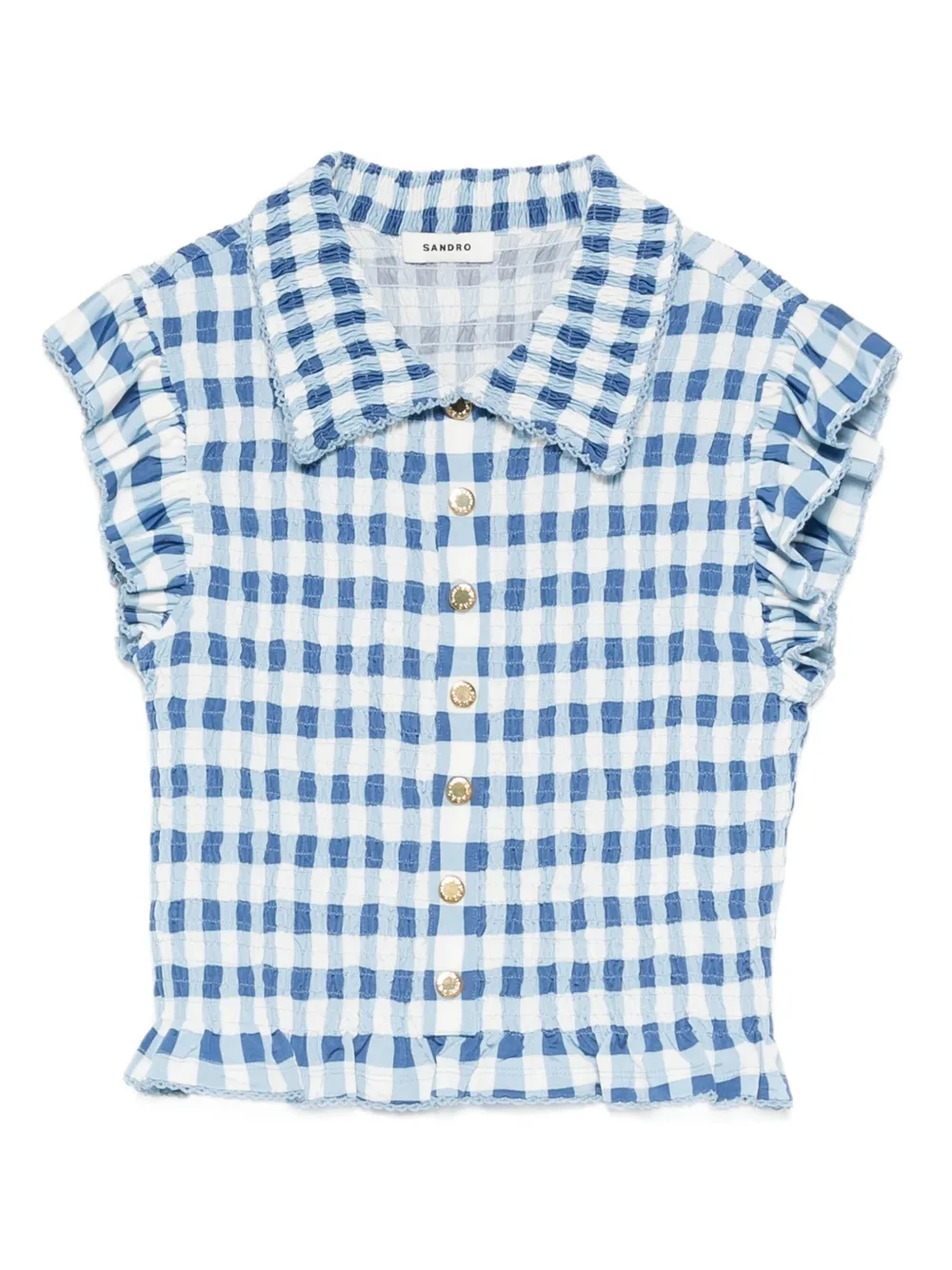SANDRO Camicia a quadretti - Blu