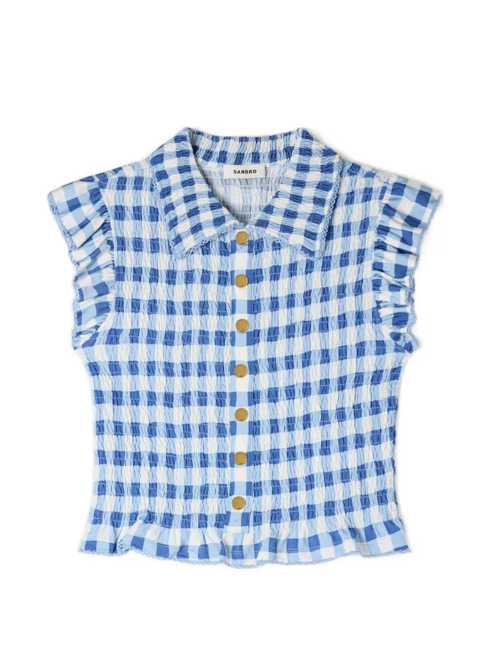 SANDRO Camicia a quadretti - Blu