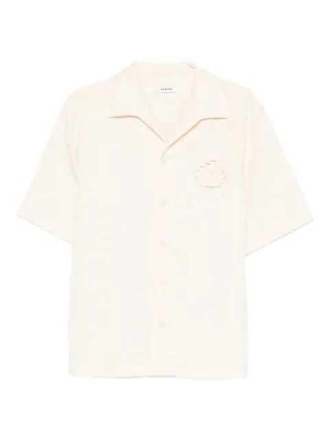 SANDRO camisa manga corta con detalle bordado