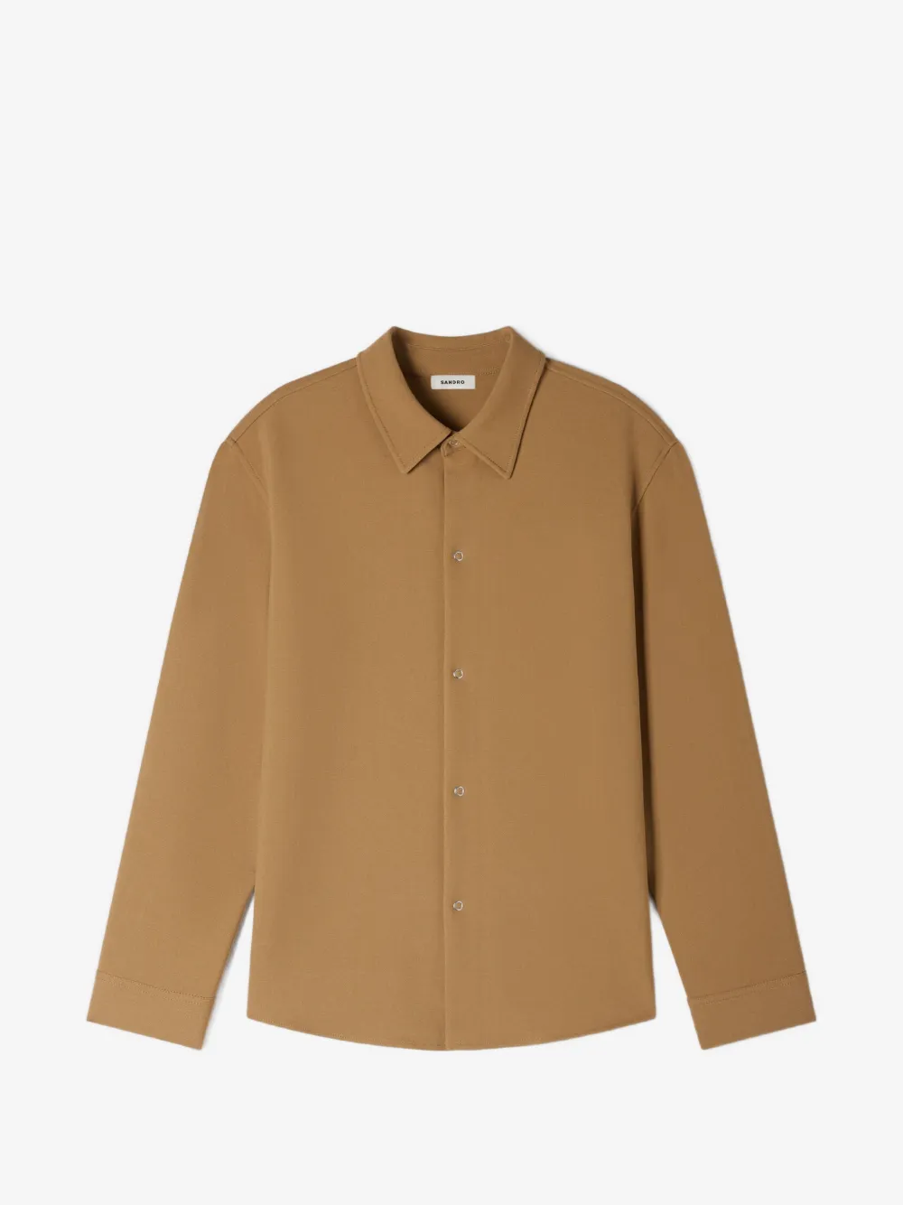 SANDRO playera tipo polo con botones | marrón | Image 1