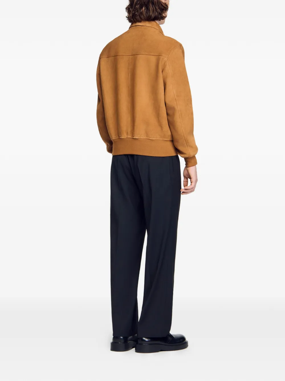  Sandro Zip-up Jacket - Brown 