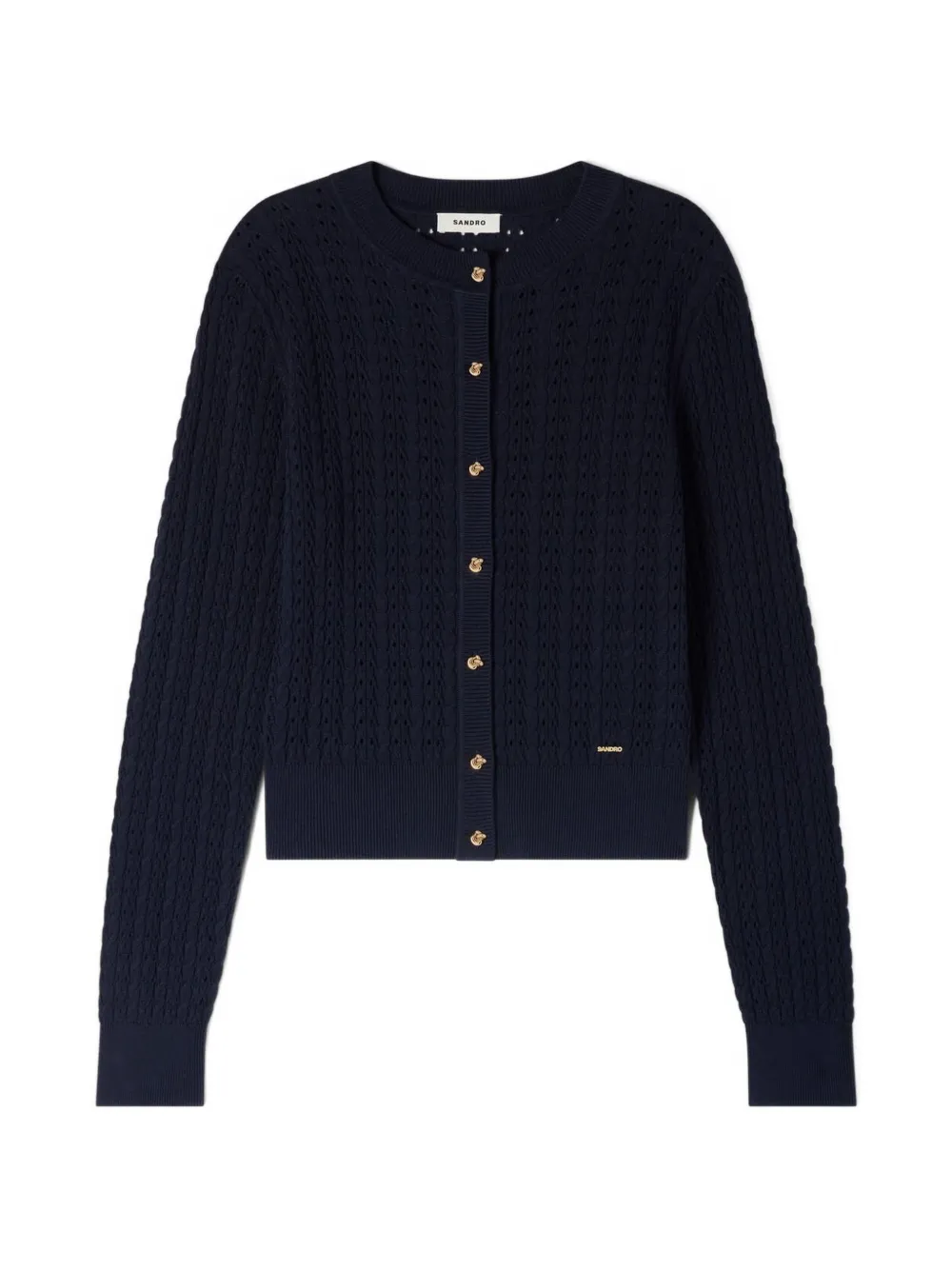 SANDRO Cardigan con bottoni - Blu
