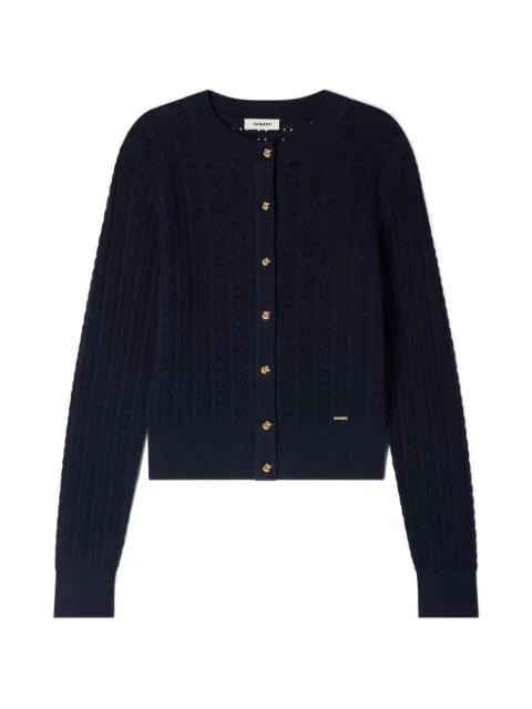 SANDRO button-fastening cardigan