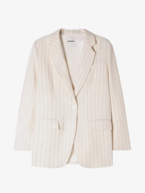 SANDRO blazer con motivo de rayas