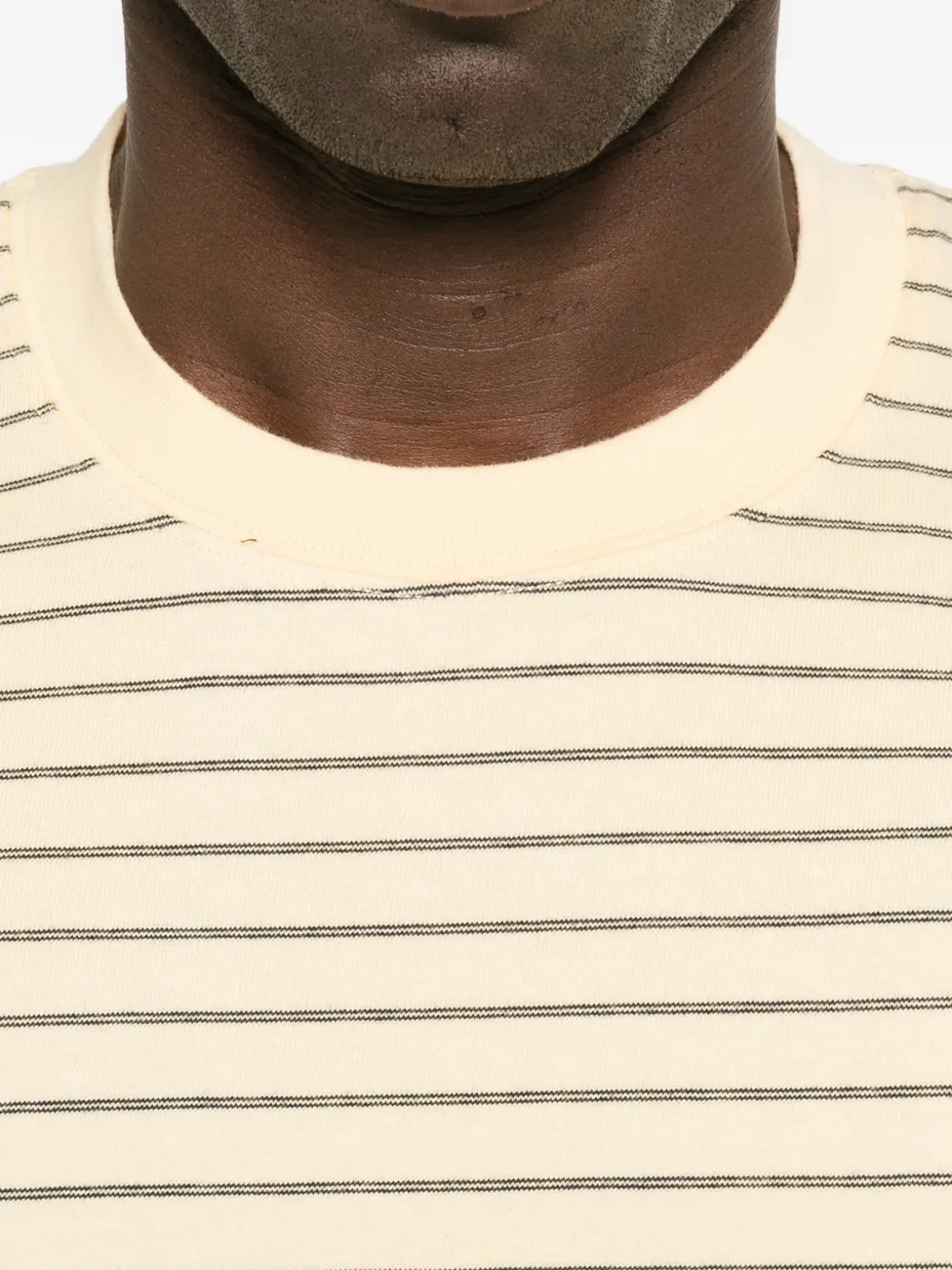 SANDRO Gestreept T-shirt Geel