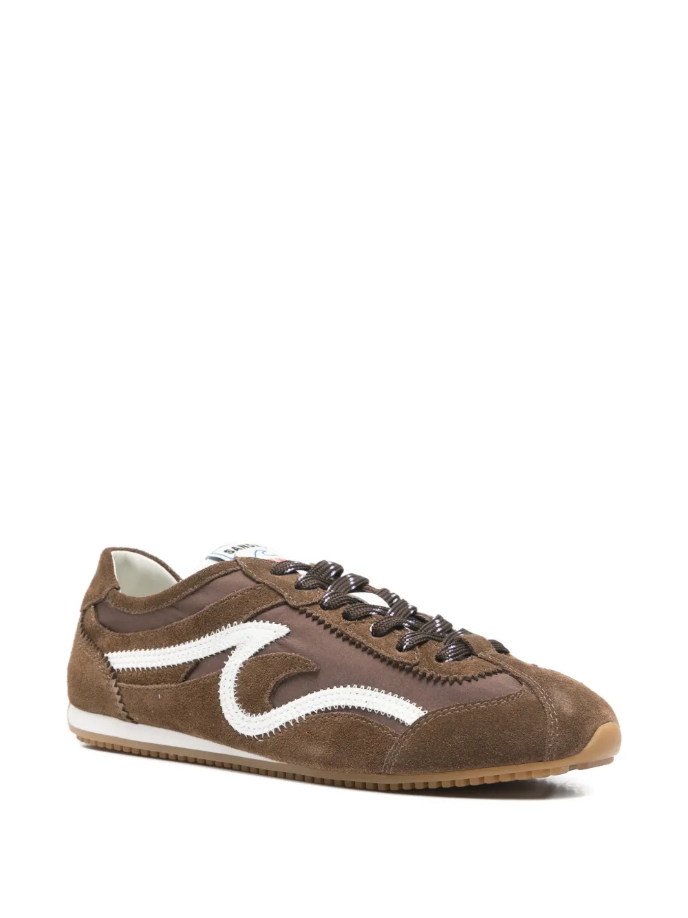 SANDRO Brown sneakers Bruin
