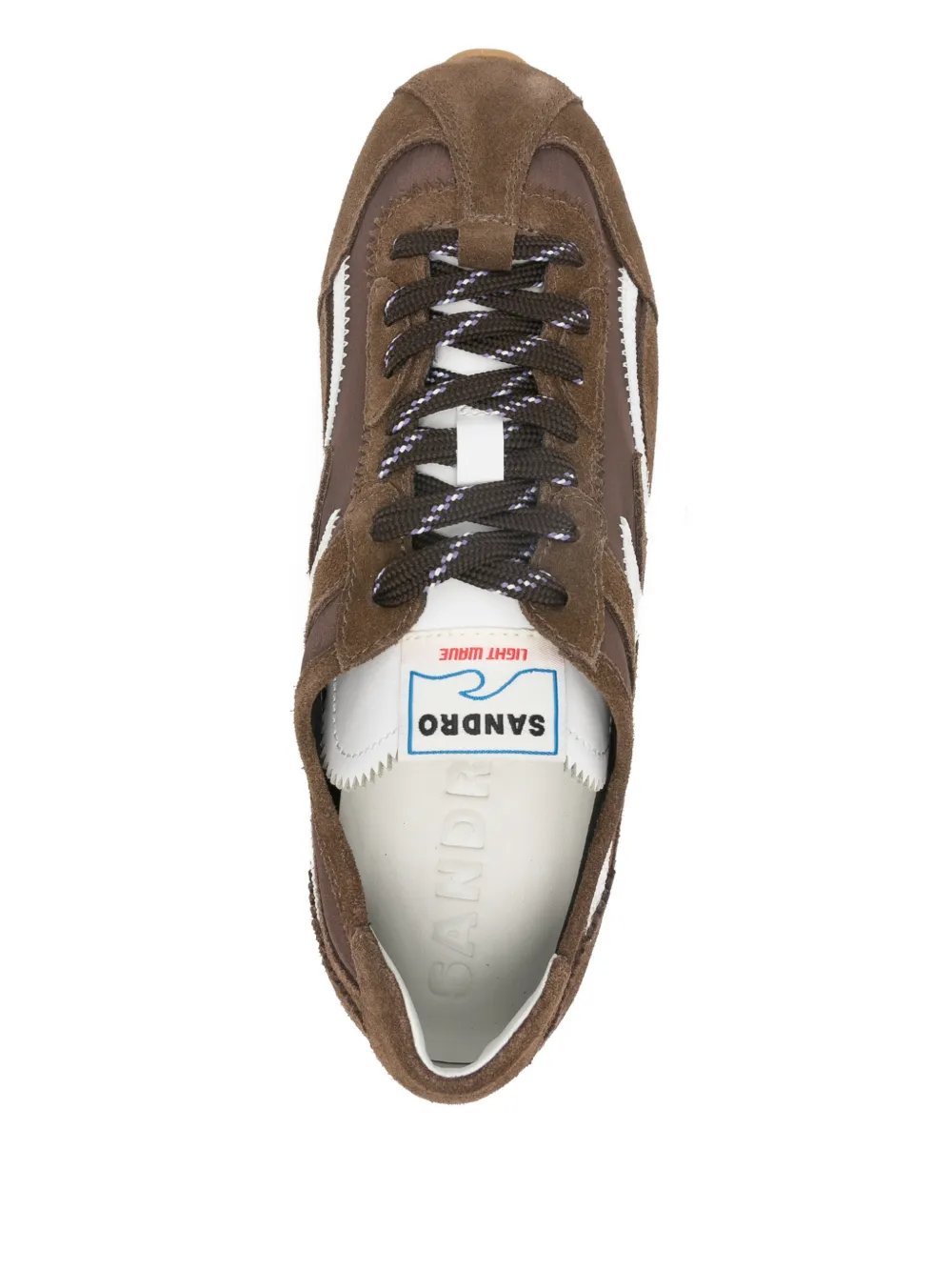 SANDRO Brown sneakers Bruin