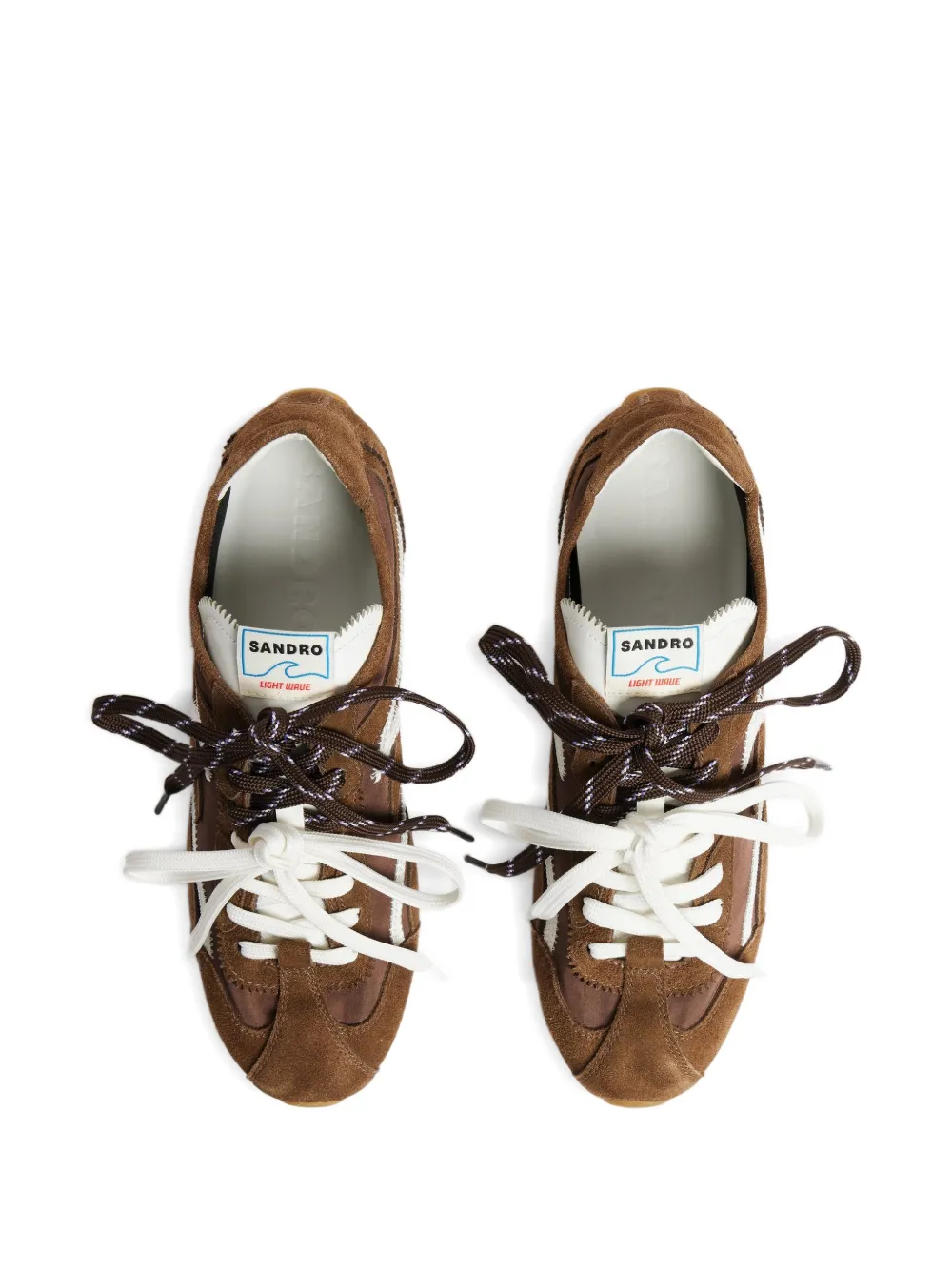 SANDRO Brown sneakers Bruin
