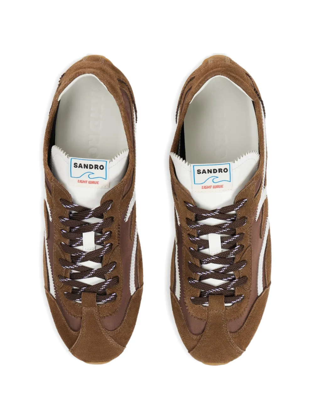 SANDRO Brown sneakers Bruin