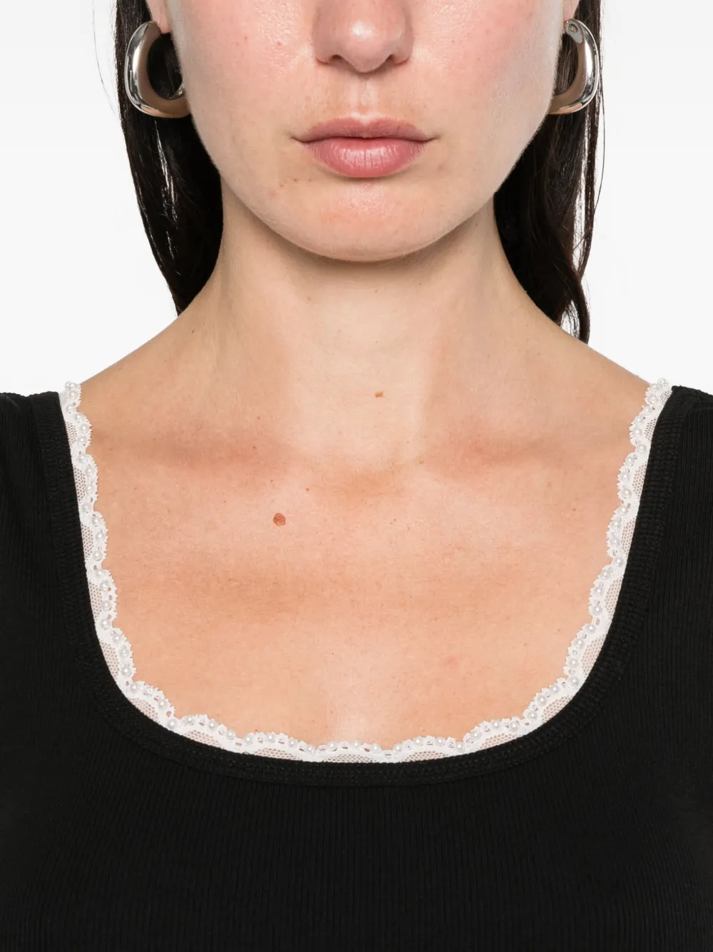 SANDRO square-neck cotton top - thumbnail 5 of 5