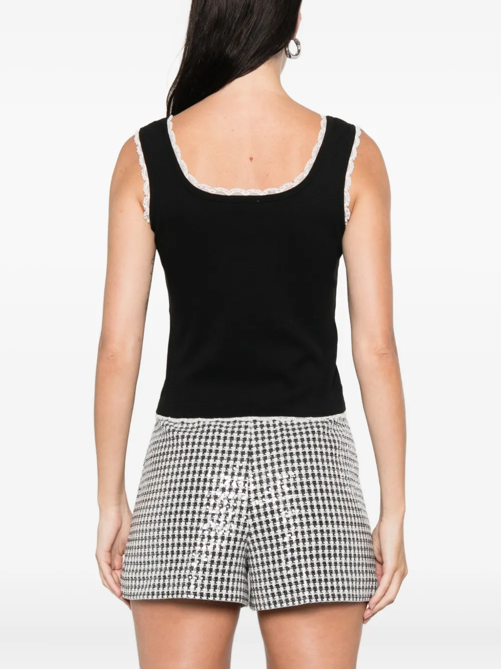 SANDRO square-neck cotton top - thumbnail 4 of 5