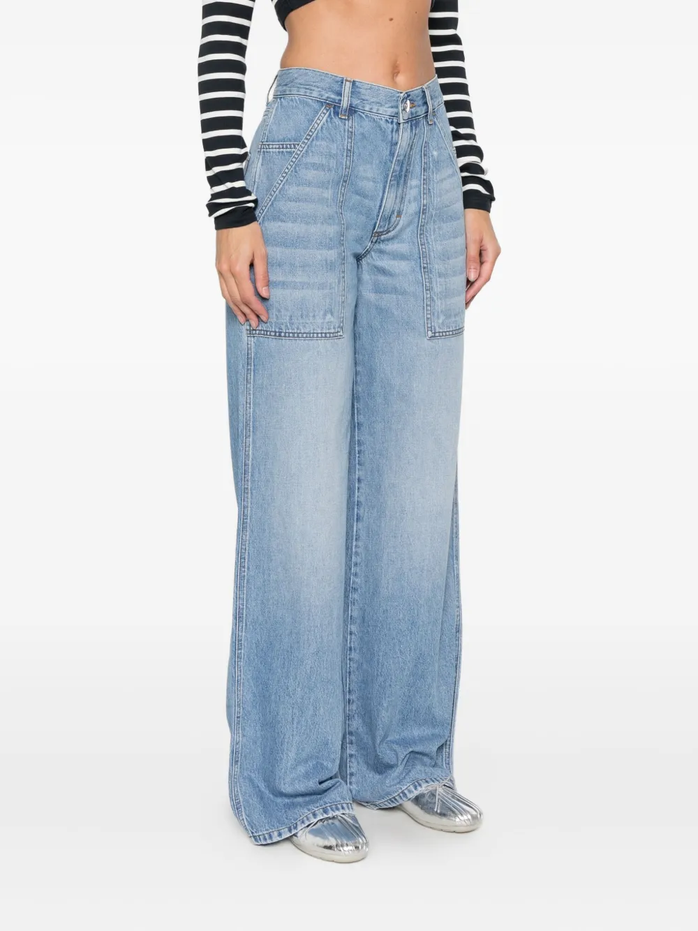  Sandro Side-pocket Jeans - Blue 