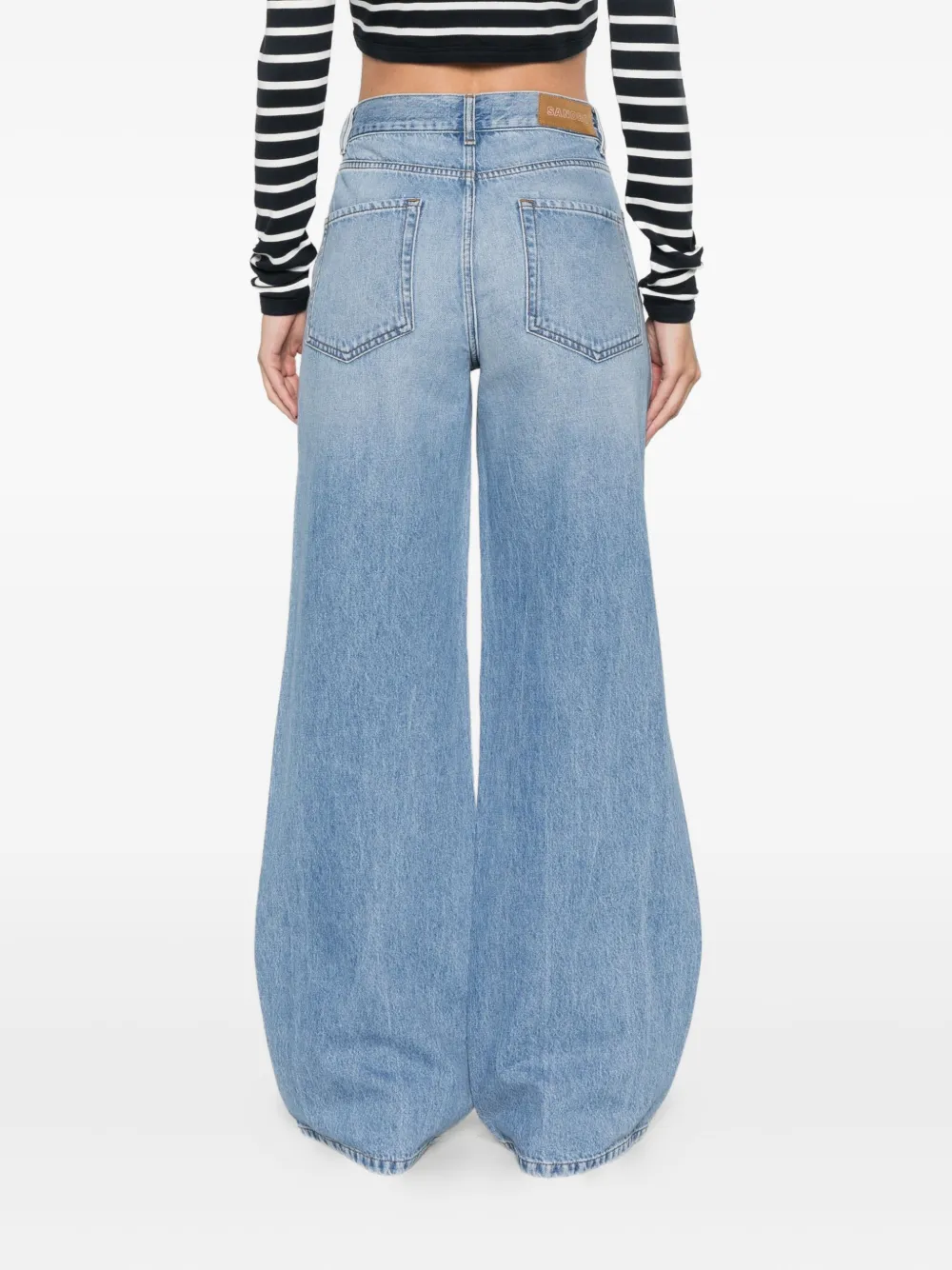 SANDRO Jeans met zijzak Blauw