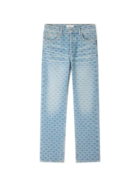 SANDRO jeans con motivo cuadrado