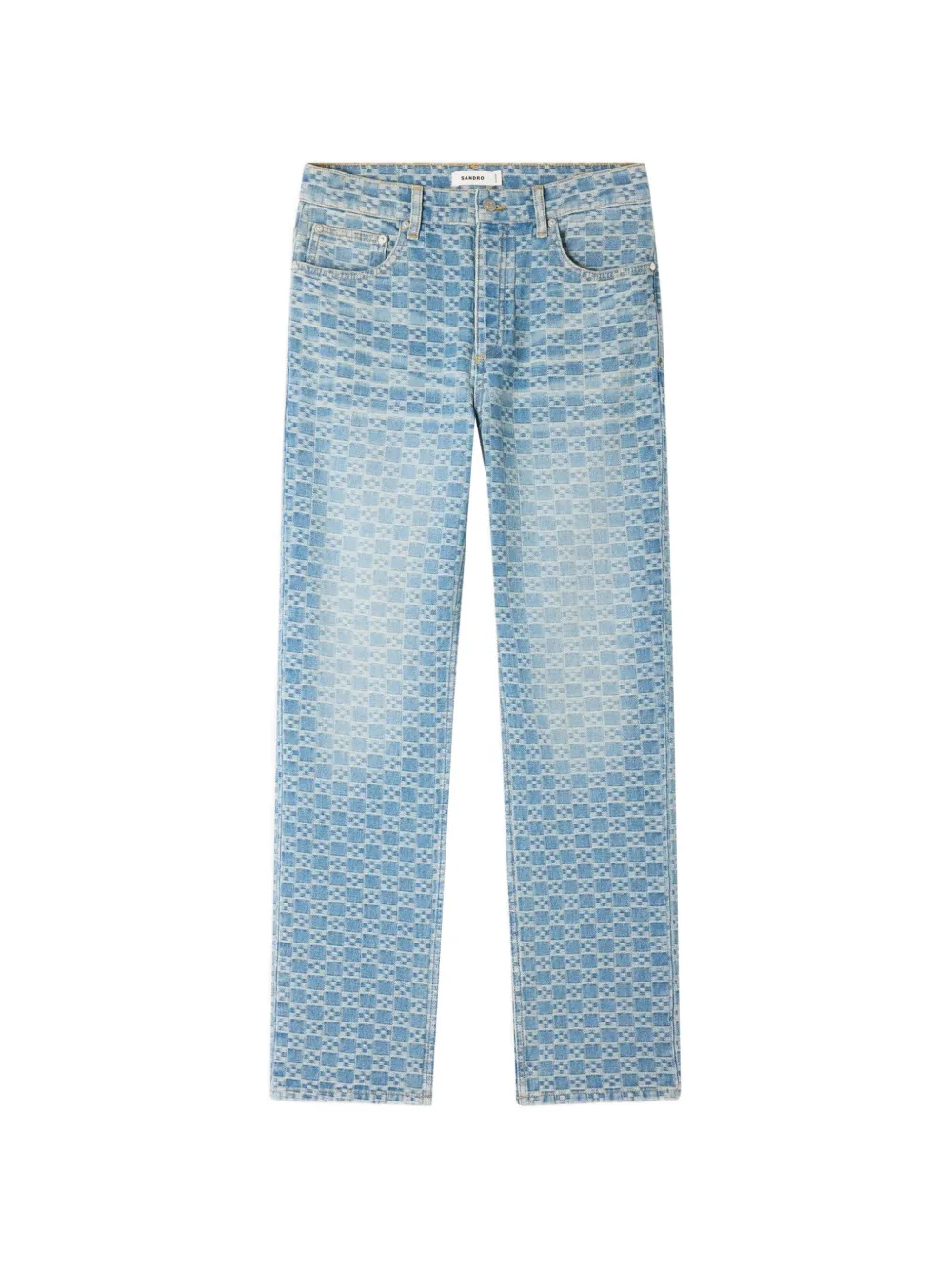 SANDRO Jeans con stampa - Blu