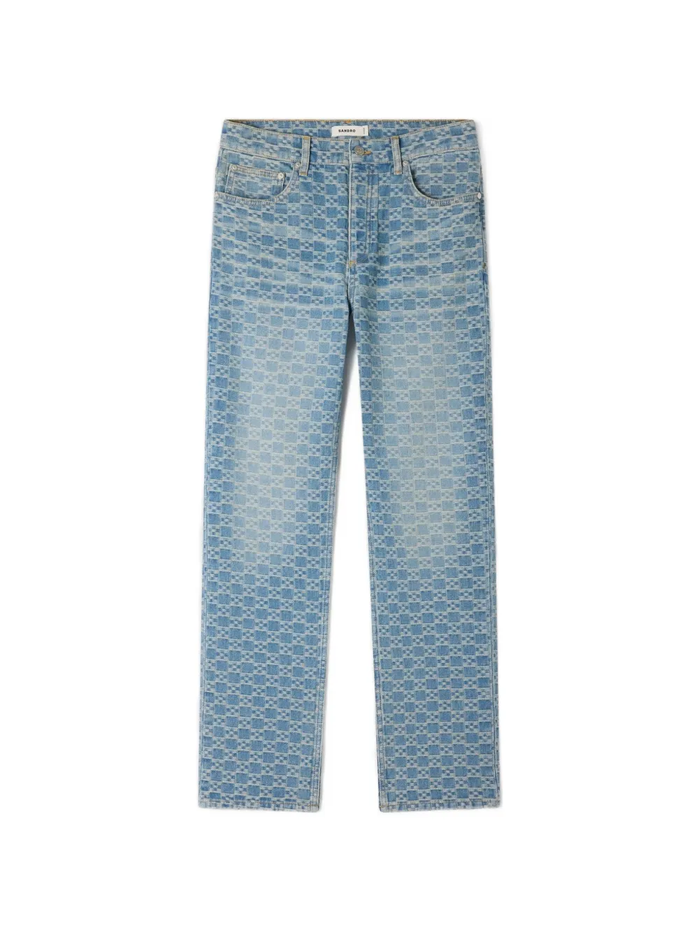SANDRO Jeans con stampa - Blu