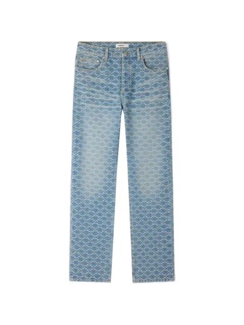 SANDRO regular-fit square cross jeans
