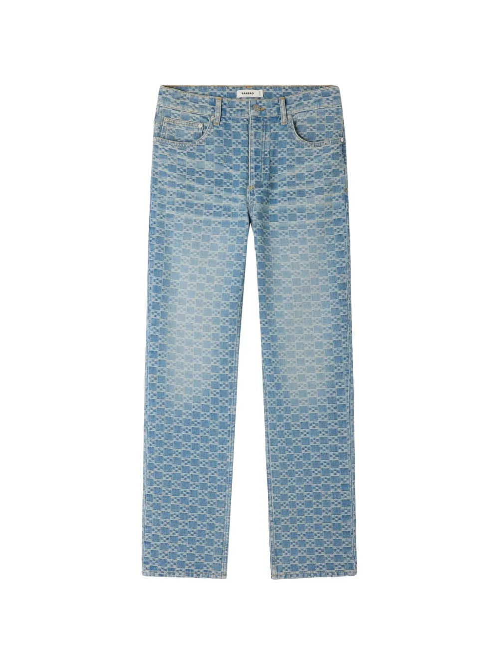 SANDRO Jeans con stampa - Blu