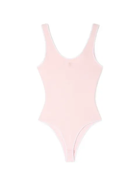 SANDRO logo-embroidery bodysuit