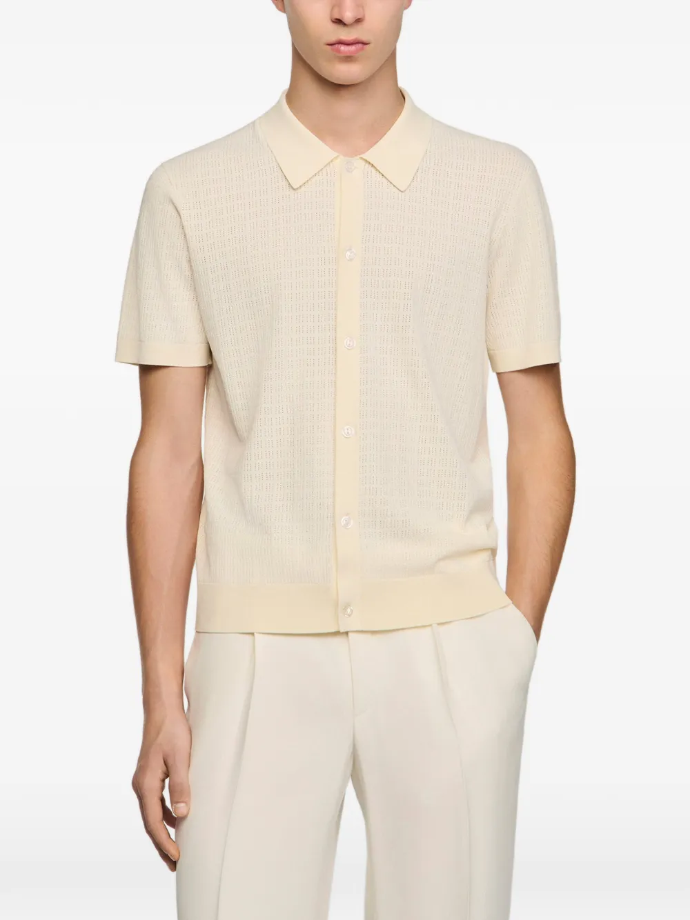 SANDRO openwork shirt | neutro | Image 1