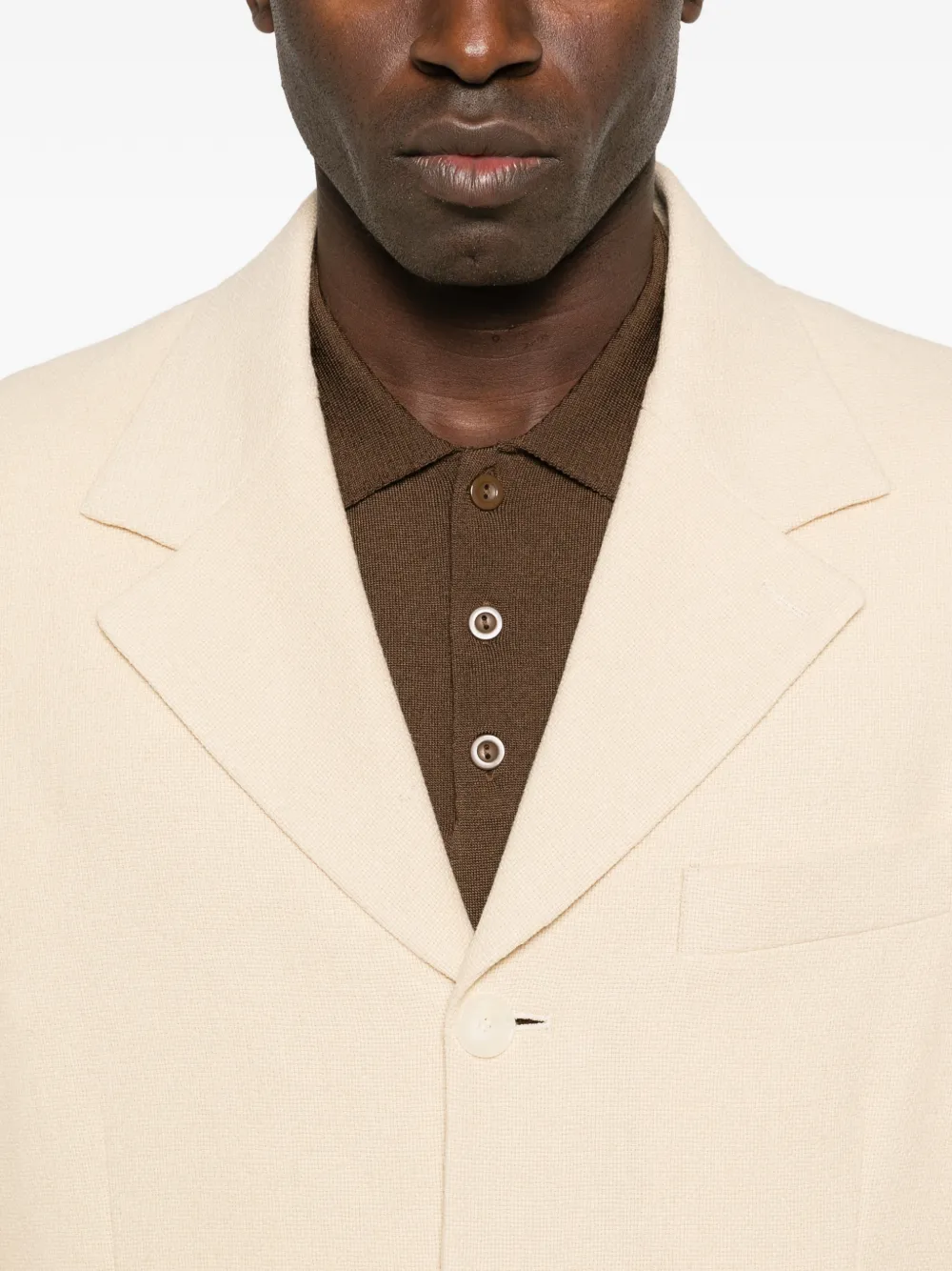 SANDRO Blazer met knopen Beige