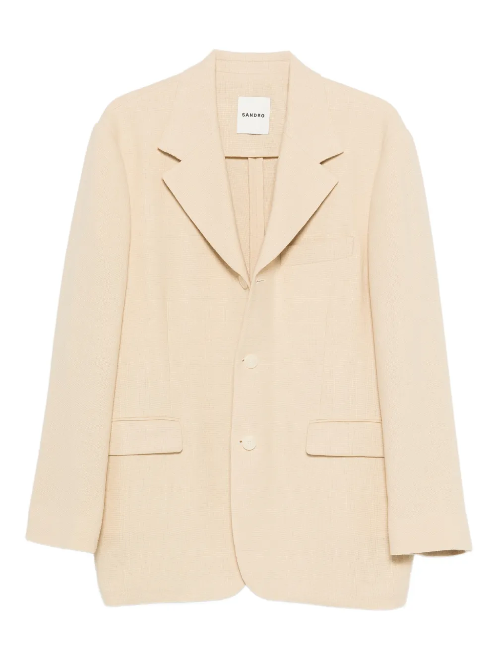 SANDRO buttoned blazer | Neutrals | Image 1